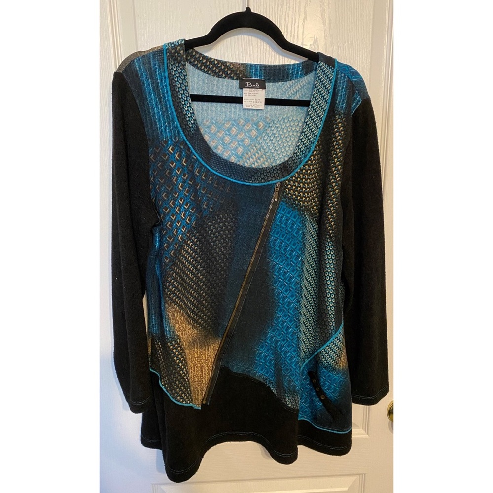 Bali Black and Blue Tunic